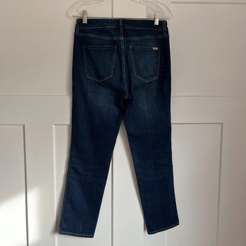 White House Black Market High Rise Straight Crop Jeans - Picture 3 of 6
